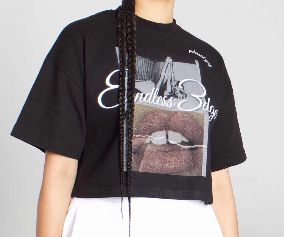 Polaroid Cropped Tee